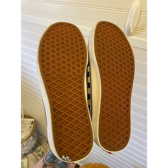 Vans Unisex Checkered Old School Black & White Shoes M=8 W=9.5 - Picture 10 of 12